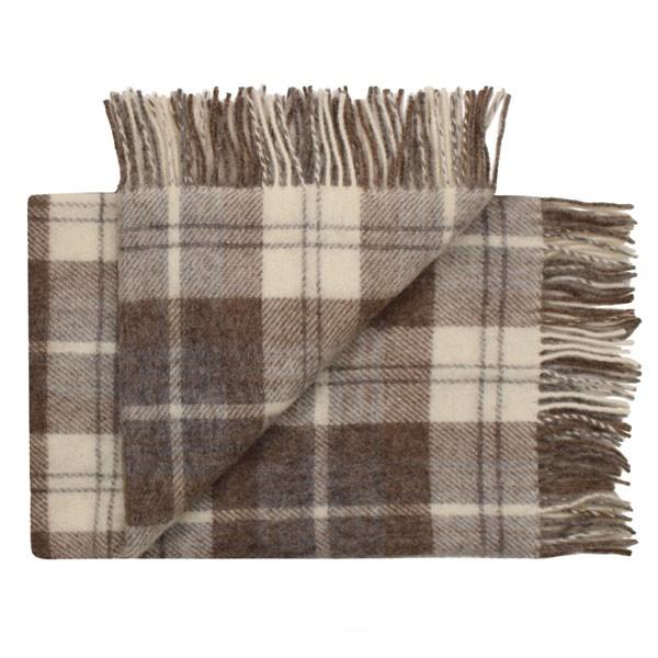 北欧雑貨 ブランケット ひざ掛け シルケボー オーボ グレー／ナチュラル 00-1104  ウール100％ 85 x130cm オシャレ 北欧 | 