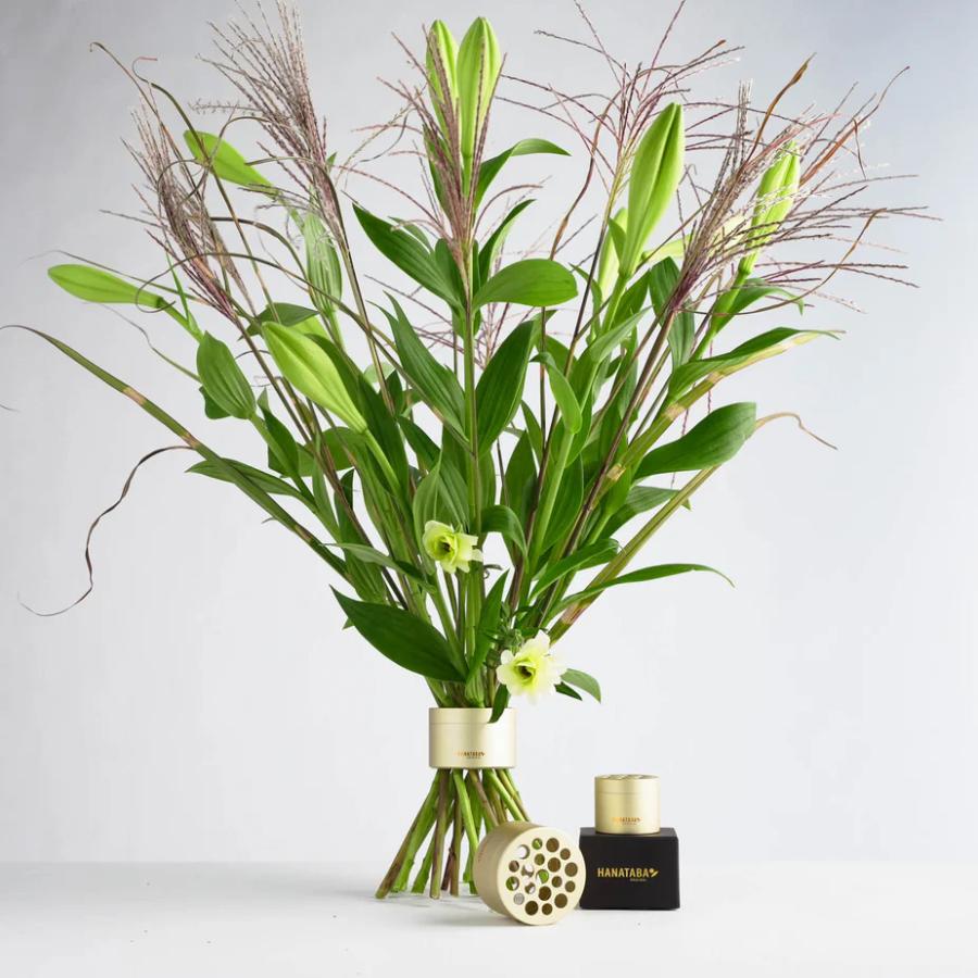 HANATABA ハナタバ Bouquet twister ブーケツイスター Champagne Gold（シャンパンゴールド）S/Lセット 花束 ブーケ スウェーデン |  | 01