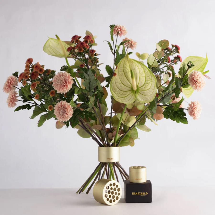 HANATABA ハナタバ Bouquet twister ブーケツイスター Champagne Gold（シャンパンゴールド）S/Lセット 花束 ブーケ スウェーデン |  | 02