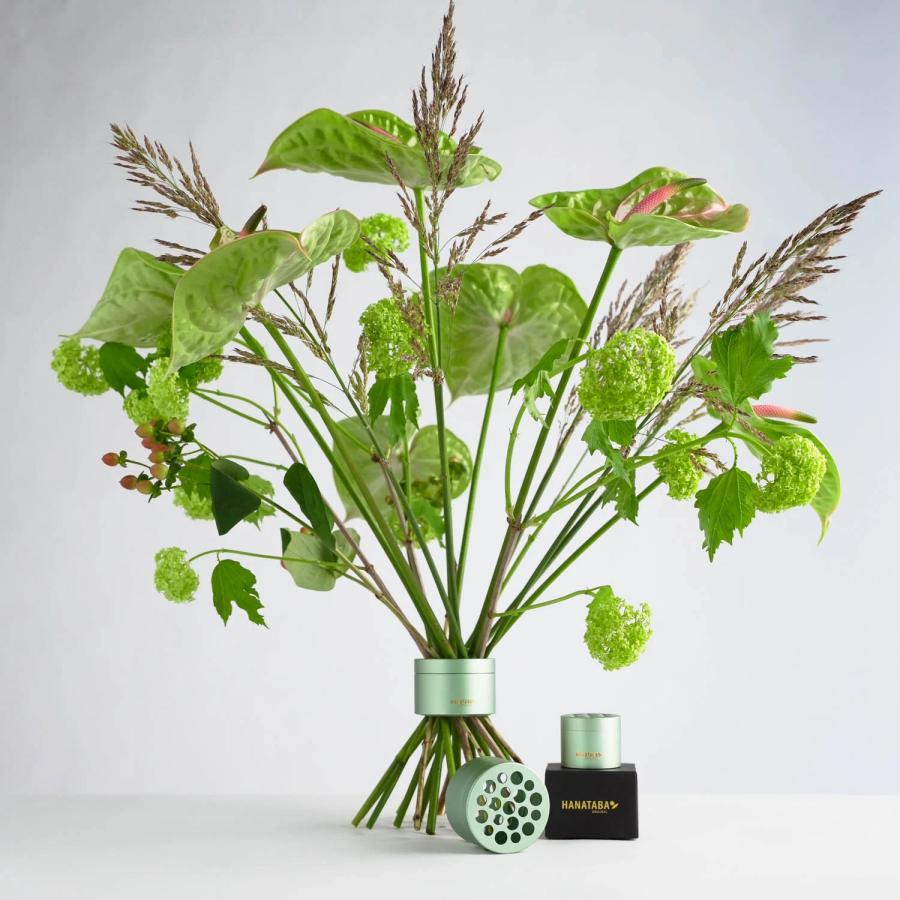 HANATABA ハナタバ Bouquet twister ブーケツイスター Matcha Green（ マッチャグリーン）S/Lセット 花束 ブーケ スウェーデン |  | 01