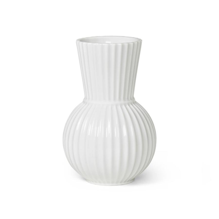 花瓶  フラワーベース 陶器 リュンビューポーセリン LYNGBY PORCELAIN トゥラ ベース Tura Vase H18cm 201555 ホワイト 北欧 おしゃれ 花びん |  | 01