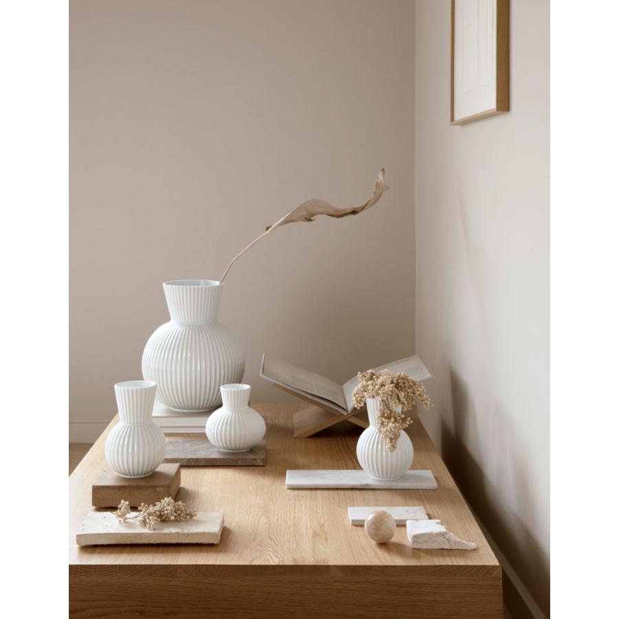 花瓶  フラワーベース 陶器 リュンビューポーセリン LYNGBY PORCELAIN トゥラ ベース Tura Vase H18cm 201555 ホワイト 北欧 おしゃれ 花びん |  | 03