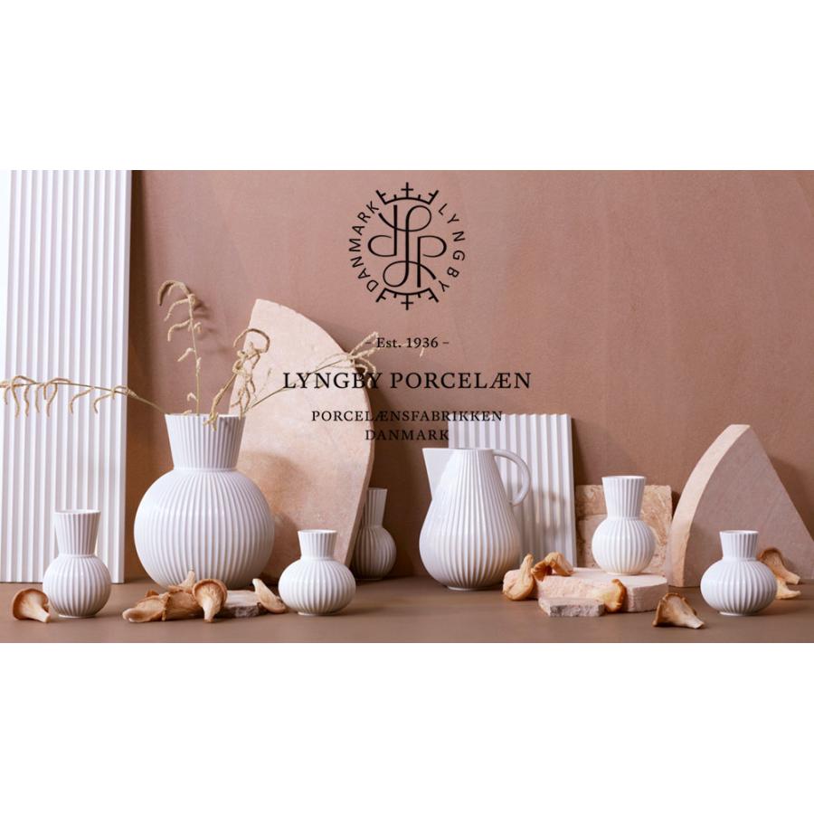 花瓶  フラワーベース 陶器 リュンビューポーセリン LYNGBY PORCELAIN トゥラ ベース Tura Vase H18cm 201555 ホワイト 北欧 おしゃれ 花びん |  | 05