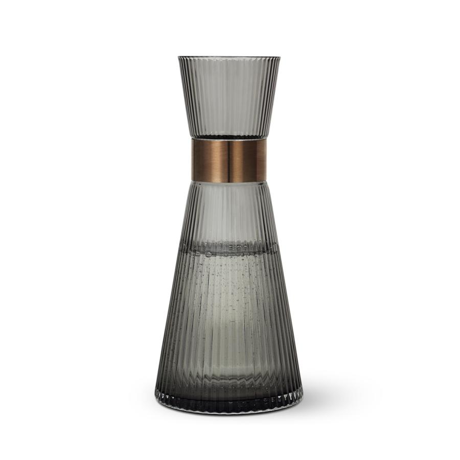 ピッチャー ガラス ウォーターカラフェ 1L スモーク 25376 ピッチャー 北欧 おしゃれ デンマーク ローゼンダール コペンハーゲン グランクリュ | ROSENDAHL COPENHAGEN