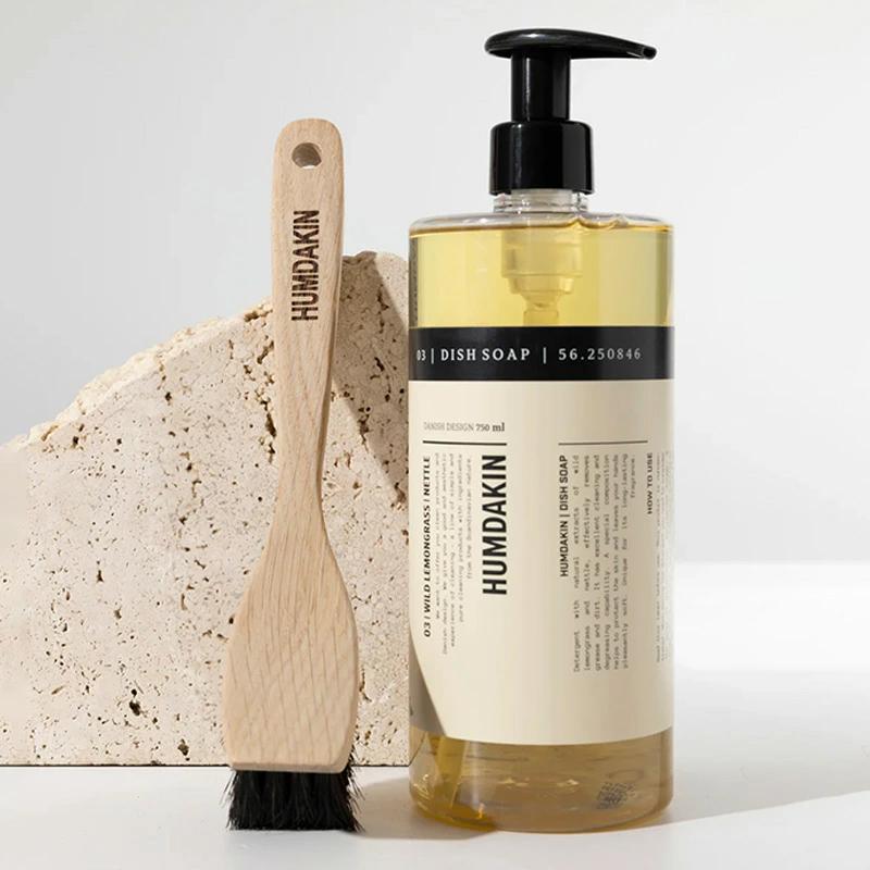 ディッシュ ブラシ ホース HUMDAKIN（ハムダキン）NO.389 馬毛100％ 北欧 デンマーク オーク材 天然無垢材 キッチン 食器用ブラシ おしゃれ シンプル 食器洗い |  | 02