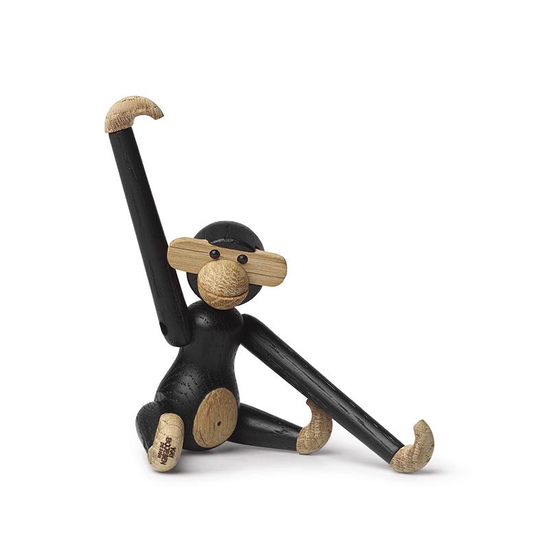 カイボイスン モンキー ミニ ブラック 北欧 Monkey Mini Black カイ・ボイスン デンマーク 39276 ローゼンダール 置物 おしゃれ 北欧雑貨 ギフト クリスマス | KAY BOJESEN DENMARK | 01