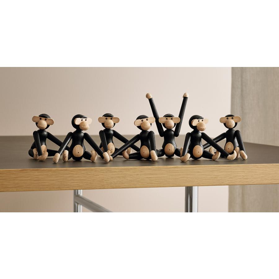 カイボイスン モンキー ミニ ブラック 北欧 Monkey Mini Black カイ・ボイスン デンマーク 39276 ローゼンダール 置物 おしゃれ 北欧雑貨 ギフト クリスマス | KAY BOJESEN DENMARK | 08