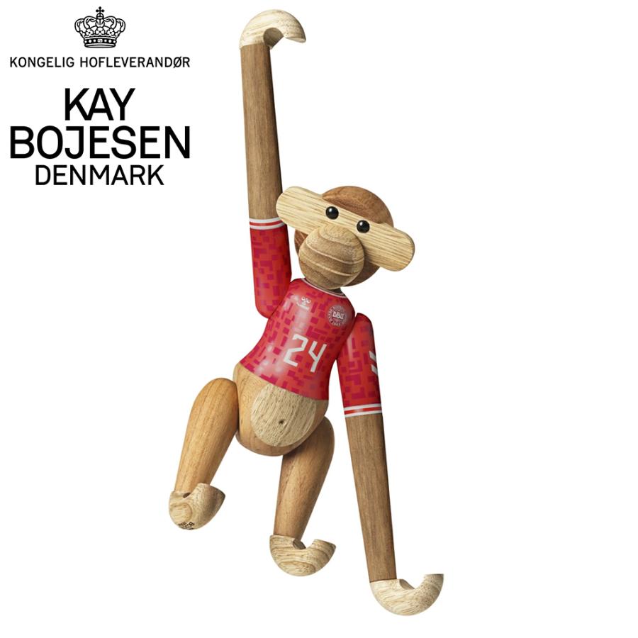 カイボイスン モンキー Monkey x DBU Man 2024 (S) teak/limba 39562 北欧  サッカー ユニフォーム インテリア 置物 ギフト クリスマス | KAY BOJESEN DENMARK