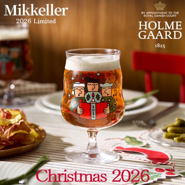 ビールグラス HOLMEGAARD x Mikkeller ホルムガード x ミッケラー  ユニバーサル ビアグラス クリスマス 2026 400ml 4300548 クラフトビール 北欧 ギフト | HOLMEGAARD