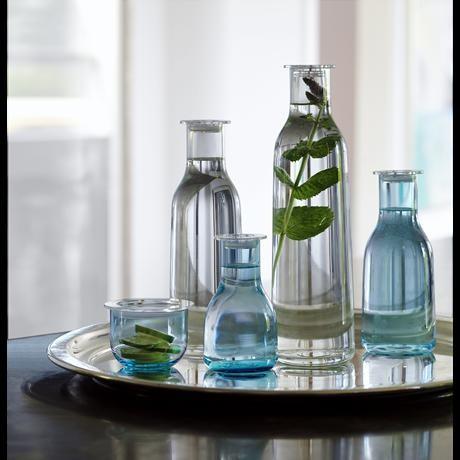 ピッチャー ガラス ポット ボトル 北欧  ホルムガード  MINIMA ミニマ フタ付きボトル Mサイズ 900ml  H:26.5cm 4330402 スリムジャグ | HOLMEGAARD | 02