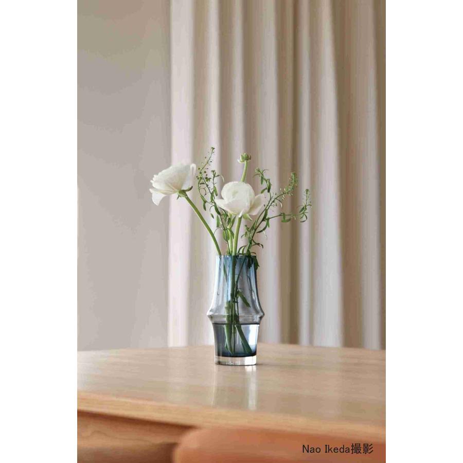 花瓶  ガラス ホルムガード ARC アーク ベース ダークブルー H15cm 4340261  フラワーベース 花器 おしゃれ 北欧 | HOLMEGAARD | 16