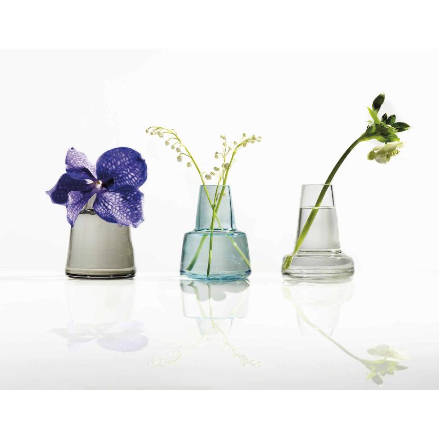 HOLMEGAARD FLORA VASE ホルムガード フローラベース  フラワーベース  short neck 24cm ダークブルー 4340859  正規品  シンプル 深型 ガラス 花瓶 北欧 | HOLMEGAARD | 01