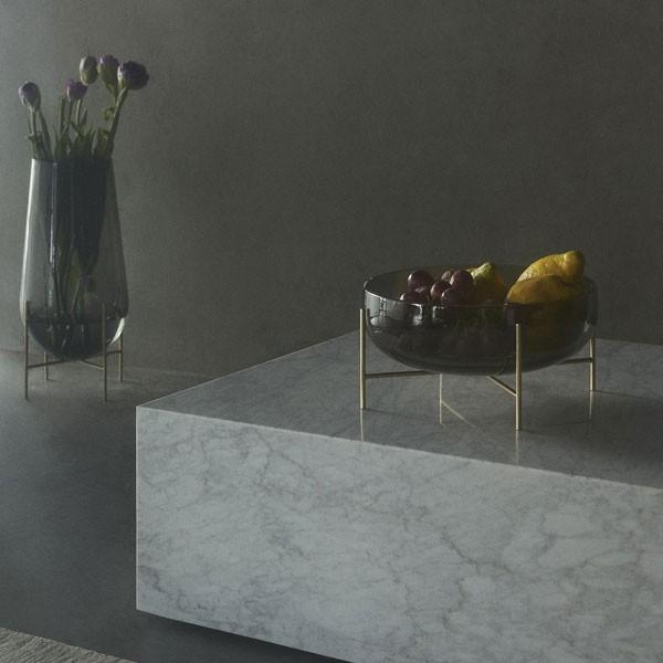 Audo Copenhagen オード コペンハーゲン MENU メニュー イシャスボウル Lサイズ スモーク 4798949  花瓶 おしゃれ フラワーベース ボウル | menu | 01