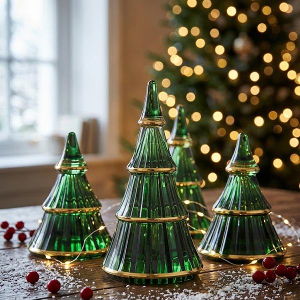 クリスマス ツリー ガラス ホルムガード グリーン Christmas クリスマス ツリー  Lサイズ　高さ 13.5cm 4800417  X'ms HOLMEGAARD ギフト 北欧 おしゃれ | HOLMEGAARD | 02