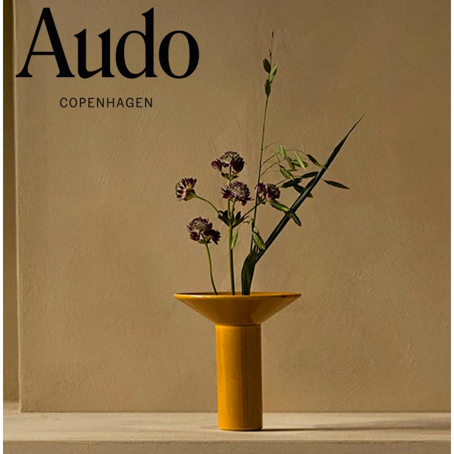 ハナベース オドー コペンハーゲン オーカー H14.5cm 4828419 Auco 北欧 石器 フラワーベース 生け花 剣山 花器 花瓶 おしゃれ シンプル モダン | 