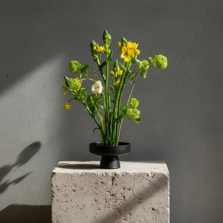 HANATABA ハナタバ Ikebana Bowl イケバナボウル ブラック 16cm 花束 スウェーデン |  | 02