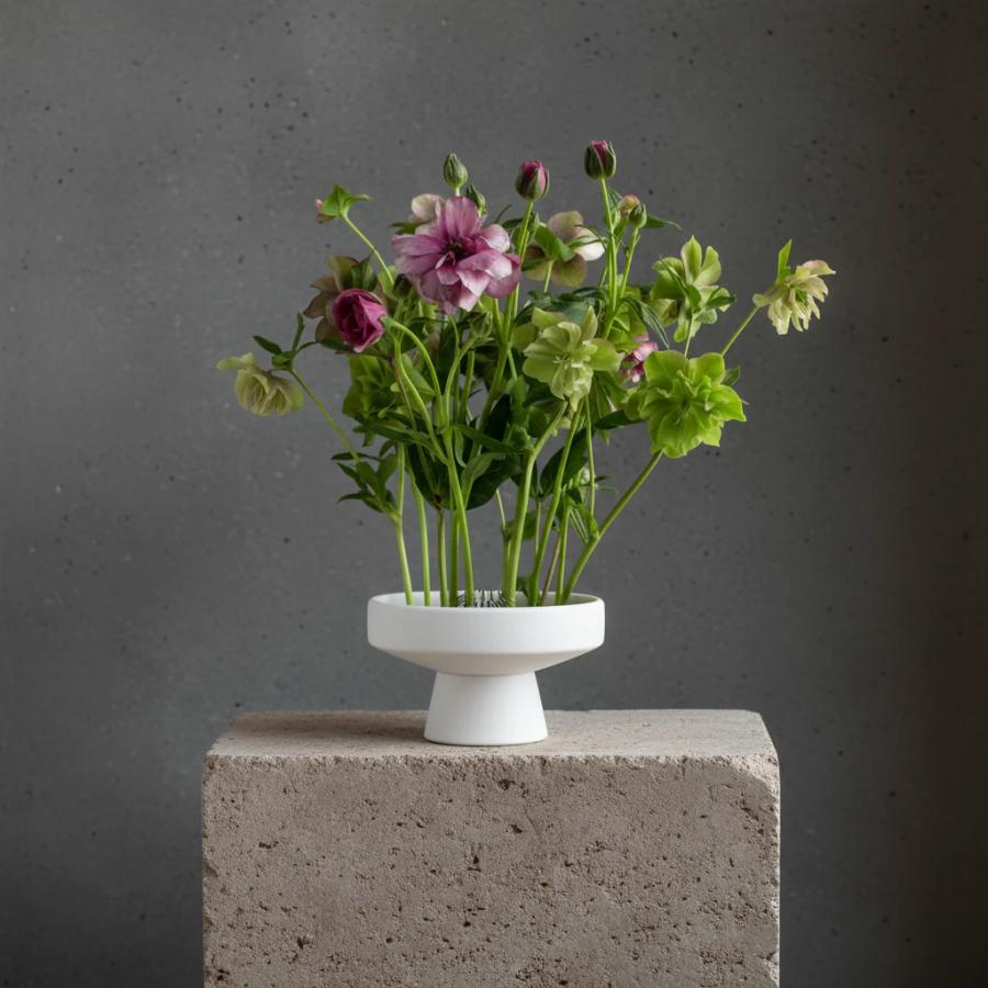 HANATABA ハナタバ Ikebana Bowl イケバナボウル ホワイト 16cm 花束 スウェーデン |  | 01