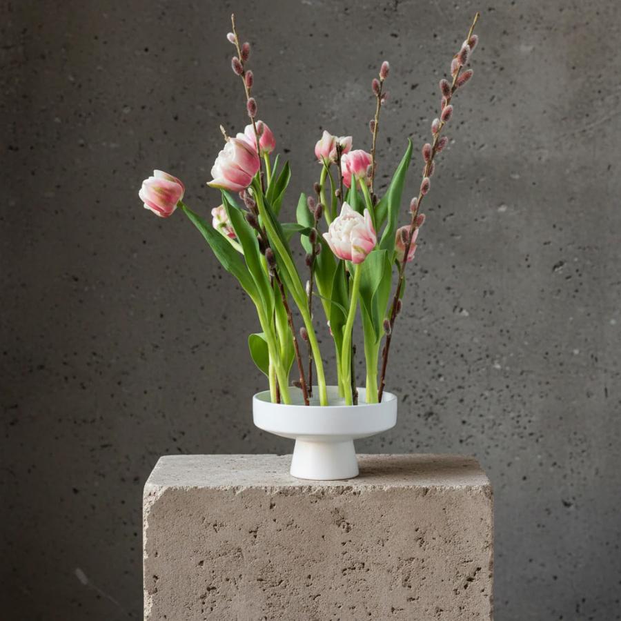 HANATABA ハナタバ Ikebana Bowl イケバナボウル ホワイト 16cm 花束 スウェーデン |  | 02