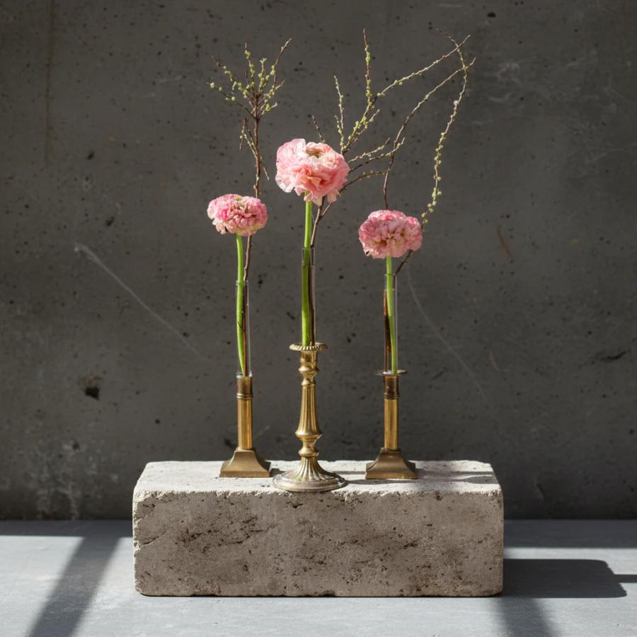 HANATABA ハナタバ Candle Vase キャンドルベース 3pcs  Φ2×H15cmフラワーベース 一輪挿し ガラス 花束 |  | 04