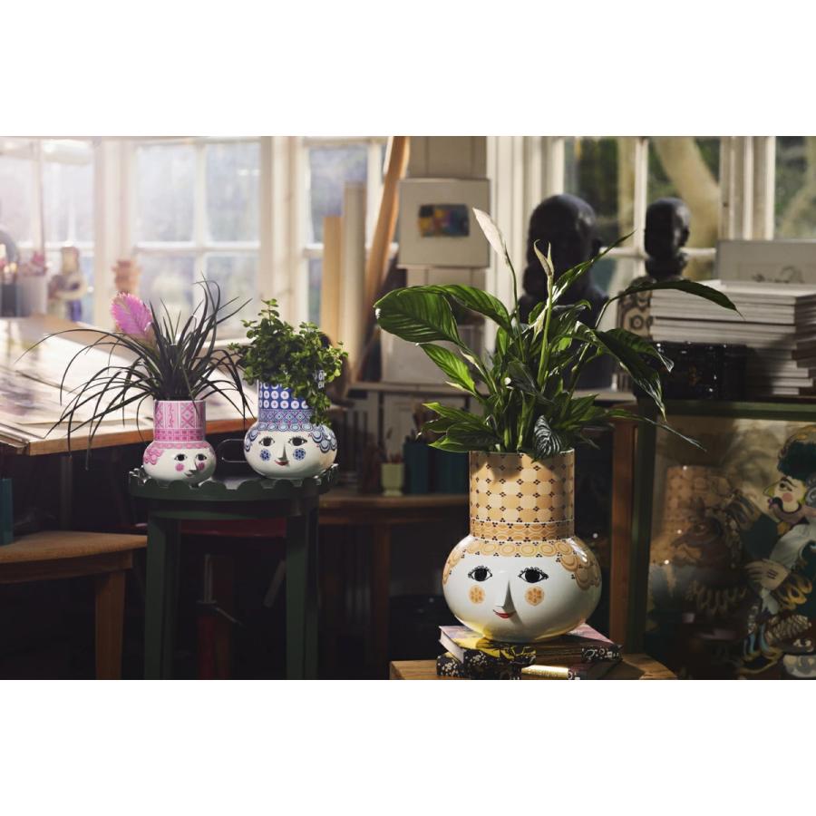 花瓶 フラワーベース ビヨン・ヴィンブラッド Bjorn Wiinblad Olga  オルガ Flower Vase ブルー H20cm 53111 北欧 デンマーク おしゃれ モダン シンプル 花びん |  | 05