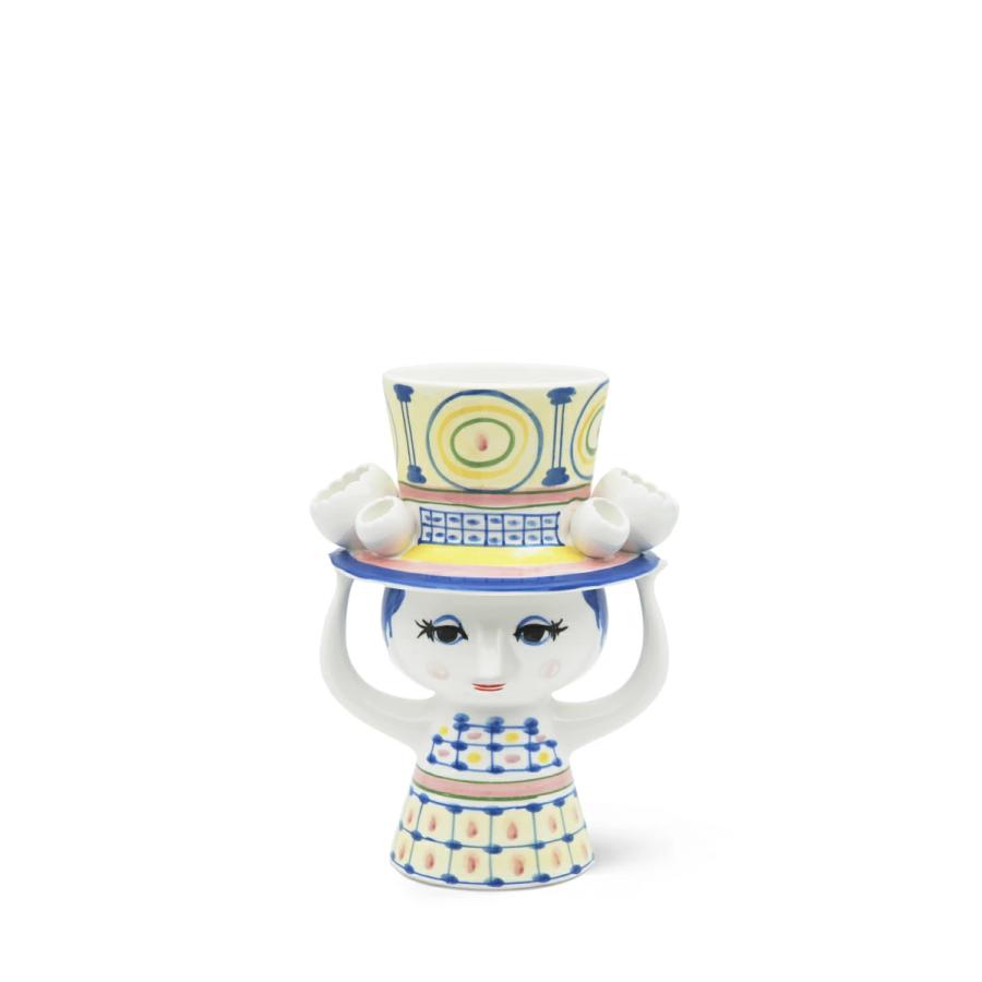 花瓶 フラワーベース ビヨン・ヴィンブラッド Bjorn Wiinblad Lady with Hat Flower Vase レディウィズハット フラワーベース H20cm 54050_1