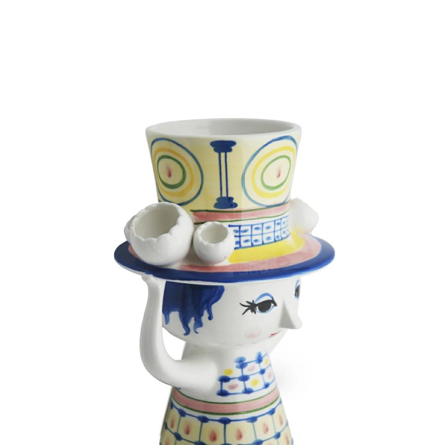 花瓶 フラワーベース ビヨン・ヴィンブラッド Bjorn Wiinblad Lady with Hat Flower Vase レディウィズハット フラワーベース H20cm 54050_3