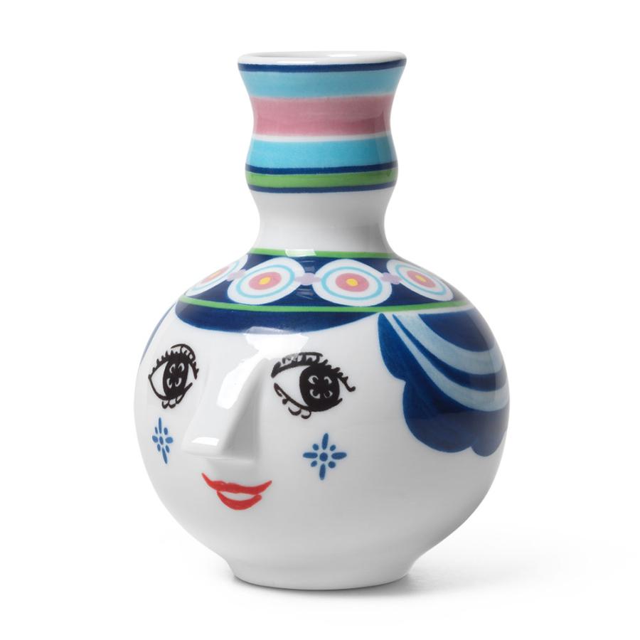 一輪挿し 花瓶  フラワーベース ビヨンヴィンブラッド Bjorn Wiinblad Mie ミエ カラーブルー H9cm 磁器 56532 北欧 おしゃれ 限定生産品 クリスマス |  | 01