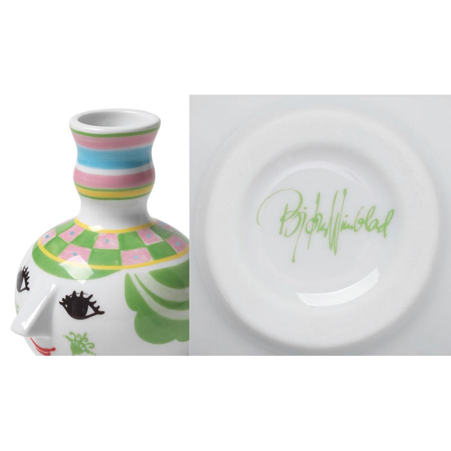 一輪挿し 花瓶  フラワーベース ビヨンヴィンブラッド Bjorn Wiinblad Fie フィエ カラーグリーン H9cm 56533 北欧 おしゃれ 限定生産品 クリスマス |  | 03