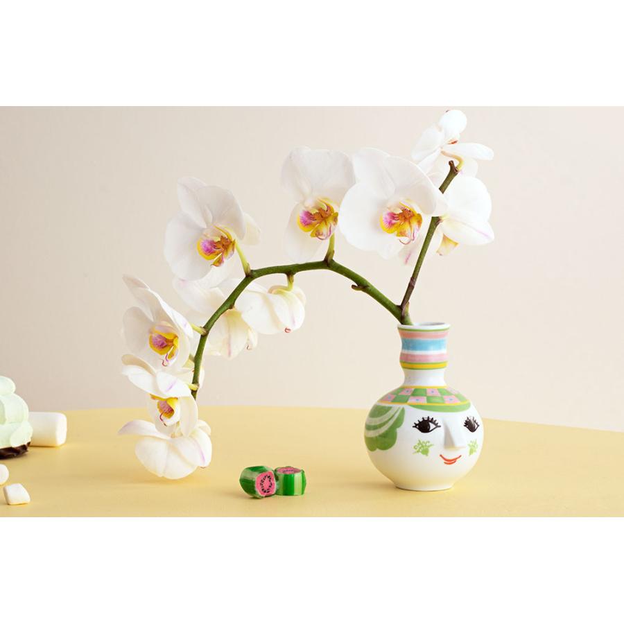 一輪挿し 花瓶  フラワーベース ビヨンヴィンブラッド Bjorn Wiinblad Fie フィエ カラーグリーン H9cm 56533 北欧 おしゃれ 限定生産品 クリスマス |  | 04