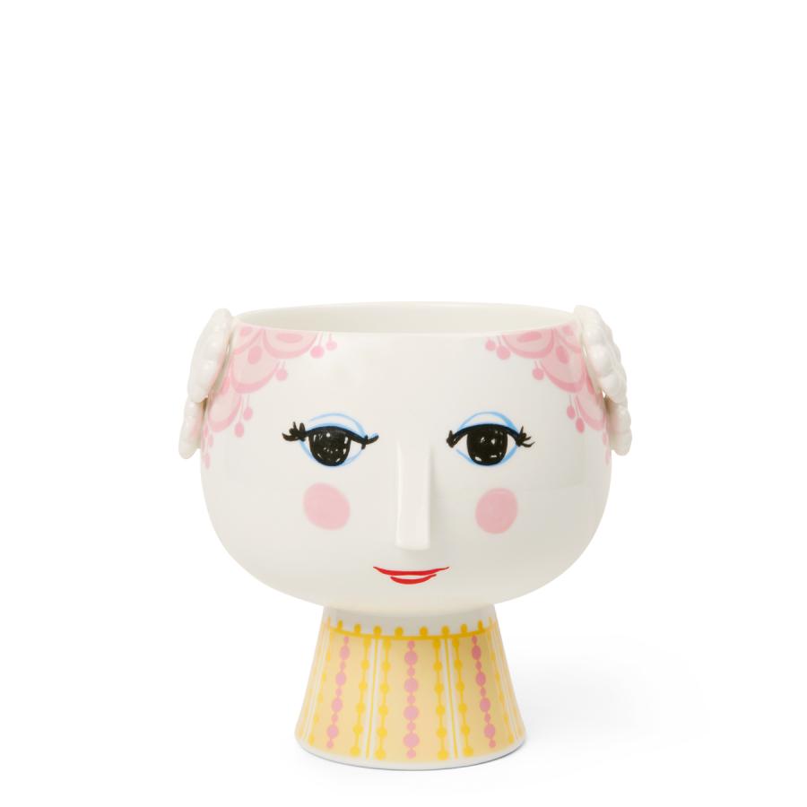 花瓶  フラワーベース 陶器 ビヨン・ヴィンブラッド Bjorn Wiinblad EVA エヴァ エバ フラワーポット ピンク 56535 おしゃれ 北欧 ビヨンヴィンブラッド |  | 01