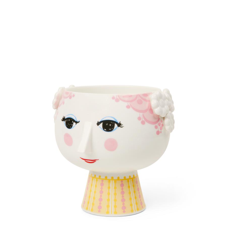 花瓶  フラワーベース 陶器 ビヨン・ヴィンブラッド Bjorn Wiinblad EVA エヴァ エバ フラワーポット ピンク 56535 おしゃれ 北欧 ビヨンヴィンブラッド |  | 02