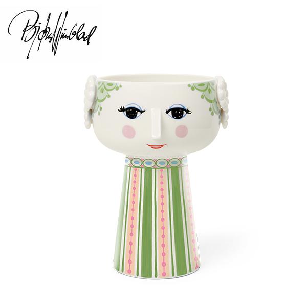 ビヨン・ヴィンブラッド エヴァフラワーベース グリーン H23.5cm  56552  ベース フラワーベース 花瓶 北欧 デンマーク おしゃれ かわいい ギフト | 