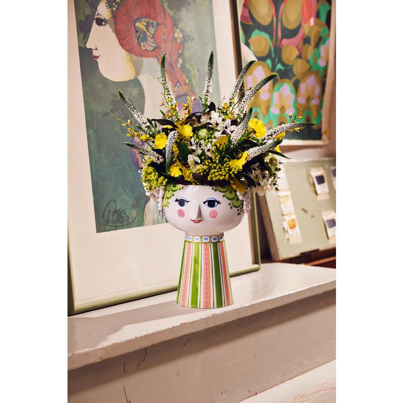 ビヨン・ヴィンブラッド エヴァフラワーベース グリーン H23.5cm  56552  ベース フラワーベース 花瓶 北欧 デンマーク おしゃれ かわいい ギフト |  | 03