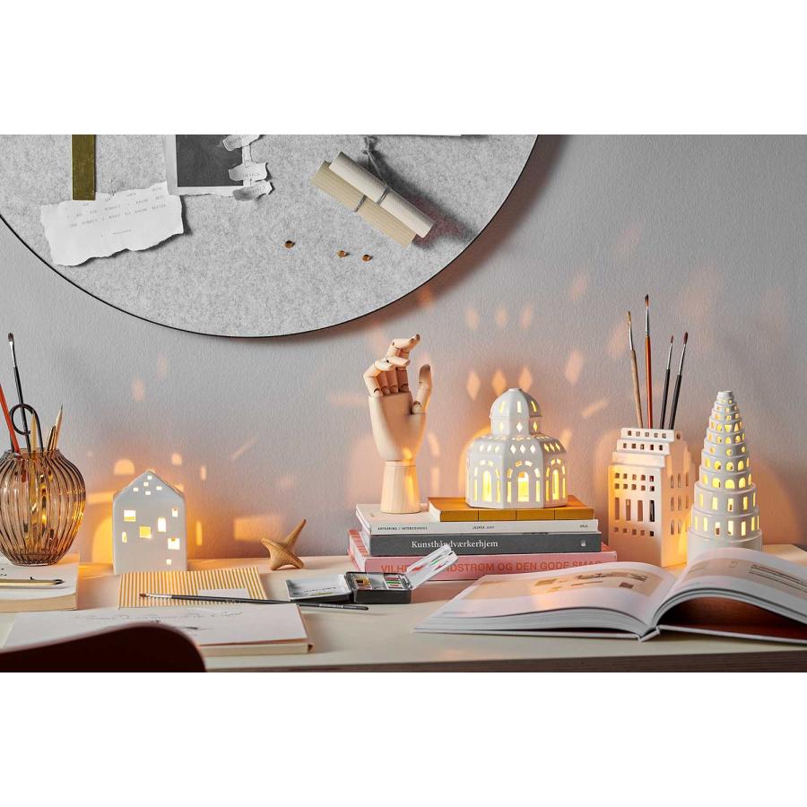 キャンドルホルダー  Kahler ケーラー URBANIA アーバニア チボリ グラスホール H14.5 691074 ティーライトホルダー 北欧  クリスマス ギフト プレゼント | KAHLER | 07