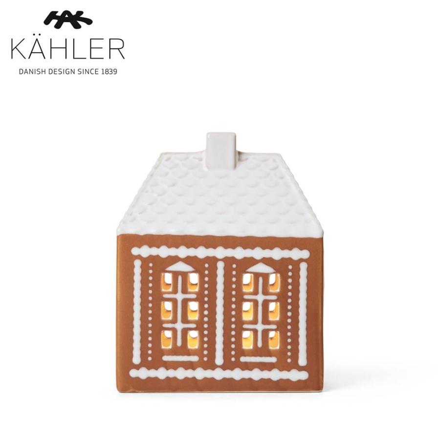 キャンドルホルダー Kahler ケーラー URBANIA アーバニア ジンジャーブレッドハウス M ティーライトホルダー H15.5cm 693523  おしゃれ クリスマス | KAHLER | 01