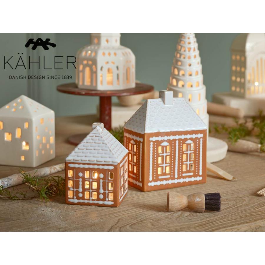 キャンドルホルダー Kahler ケーラー URBANIA アーバニア ジンジャーブレッドハウス M ティーライトホルダー H15.5cm 693523  おしゃれ クリスマス | KAHLER | 06