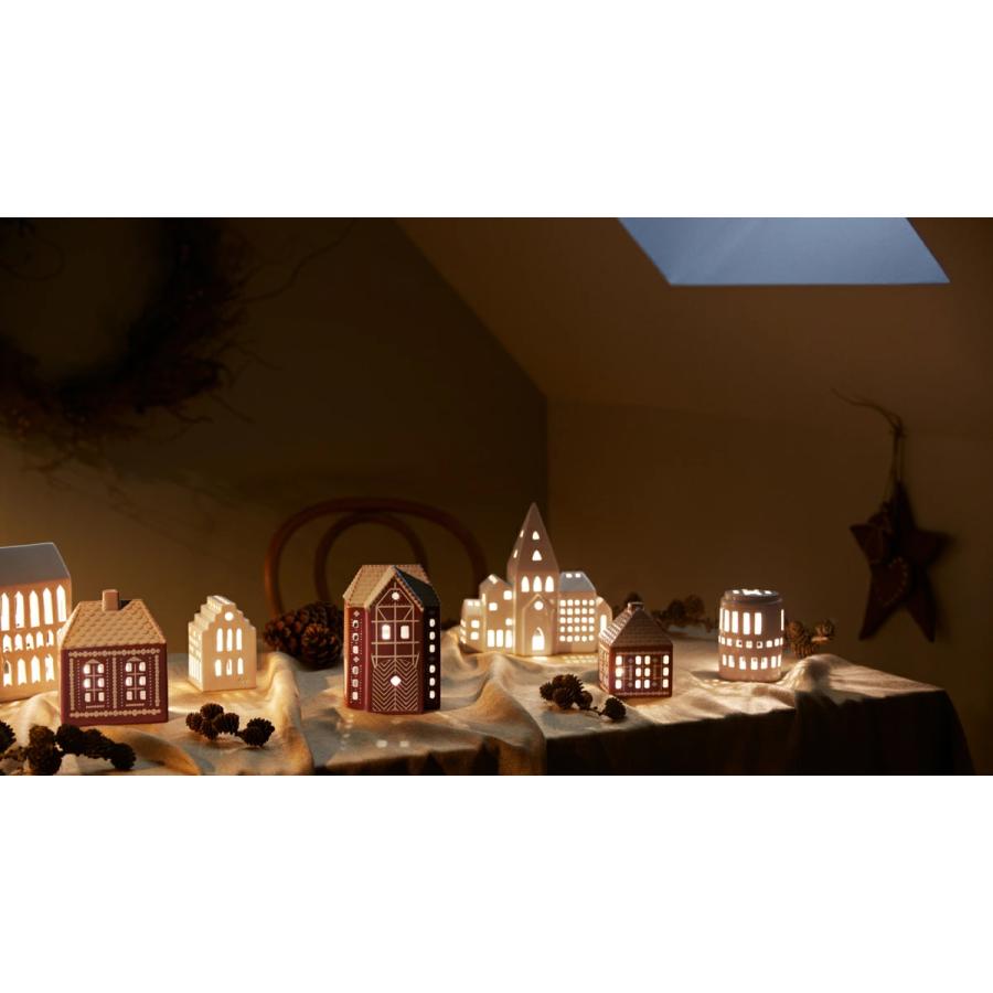 キャンドルホルダー Kahler ケーラー URBANIA アーバニア ジンジャーブレッドライトハウス クリスマステーブル Ｈ11cm 693533 北欧 おしゃれ クリスマス | KAHLER | 10