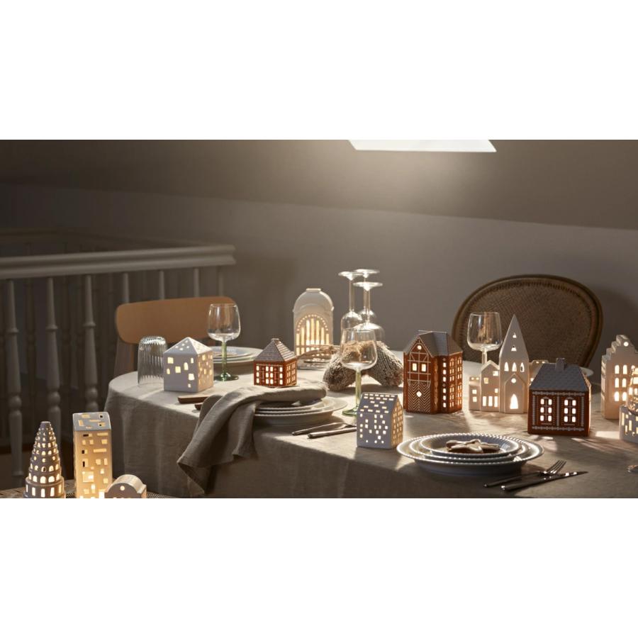 キャンドルホルダー Kahler ケーラー URBANIA アーバニア ジンジャーブレッドライトハウス クリスマステーブル Ｈ11cm 693533 北欧 おしゃれ クリスマス | KAHLER | 12