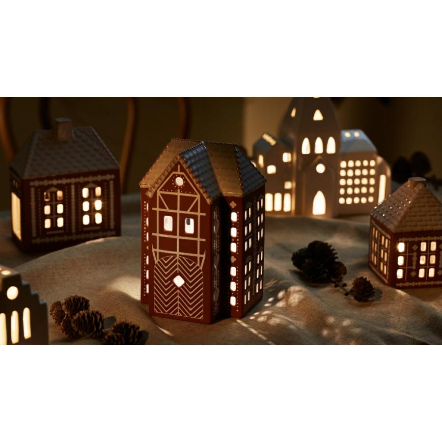 キャンドルホルダー Kahler ケーラー URBANIA アーバニア ジンジャーブレッドライトハウス クリスマステーブル Ｈ11cm 693533 北欧 おしゃれ クリスマス | KAHLER | 05
