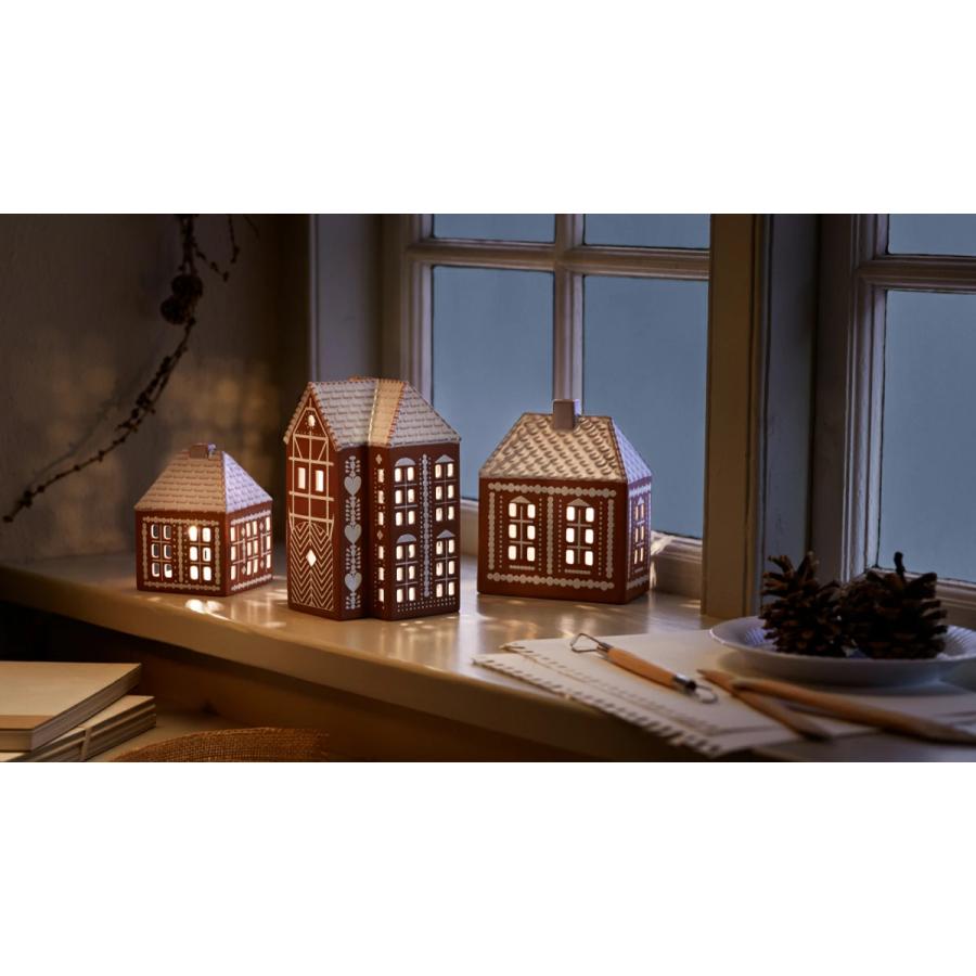 キャンドルホルダー Kahler ケーラー URBANIA アーバニア ジンジャーブレッドライトハウス クリスマステーブル Ｈ11cm 693533 北欧 おしゃれ クリスマス | KAHLER | 06