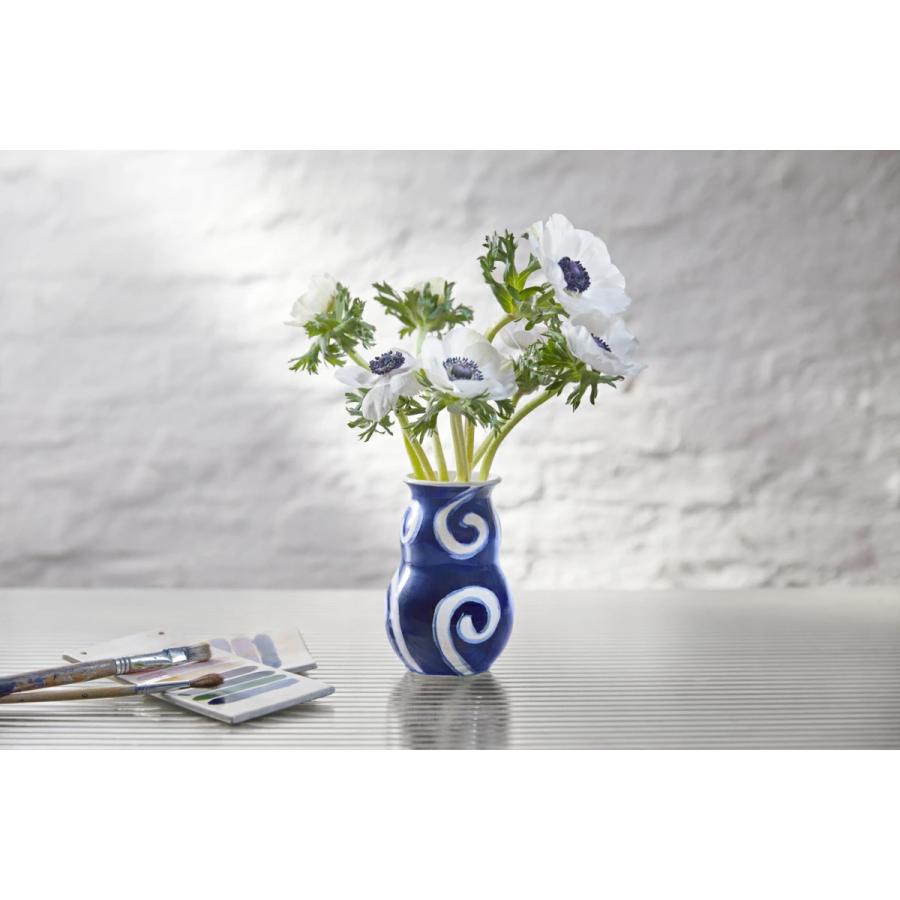 花瓶 Kahler ケーラー Tulle Vase blue  チュールベース ブルー H13cm 695012  セラミック 花びん フラワーベース 北欧  モダン おしゃれ |  | 05