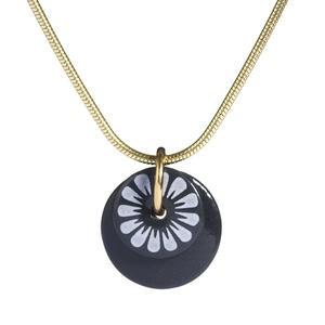 ネックレス 磁器 アクセサリー 北欧雑貨 シェアニング Scherning BELLIS BLACK ネックレス ダブル カラー：ブラック BB-2103 デンマーク | 