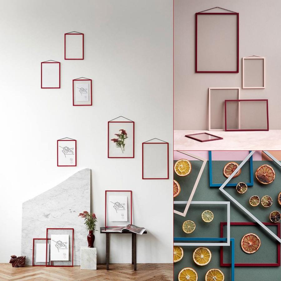 額縁 ポスターフレーム  ムーベ  フレーム A3 MOEBE FRAME   DEEP RED ディープレッド FADRA3 壁掛け 写真 ポスター 北欧 おしゃれ | MOEBE | 05
