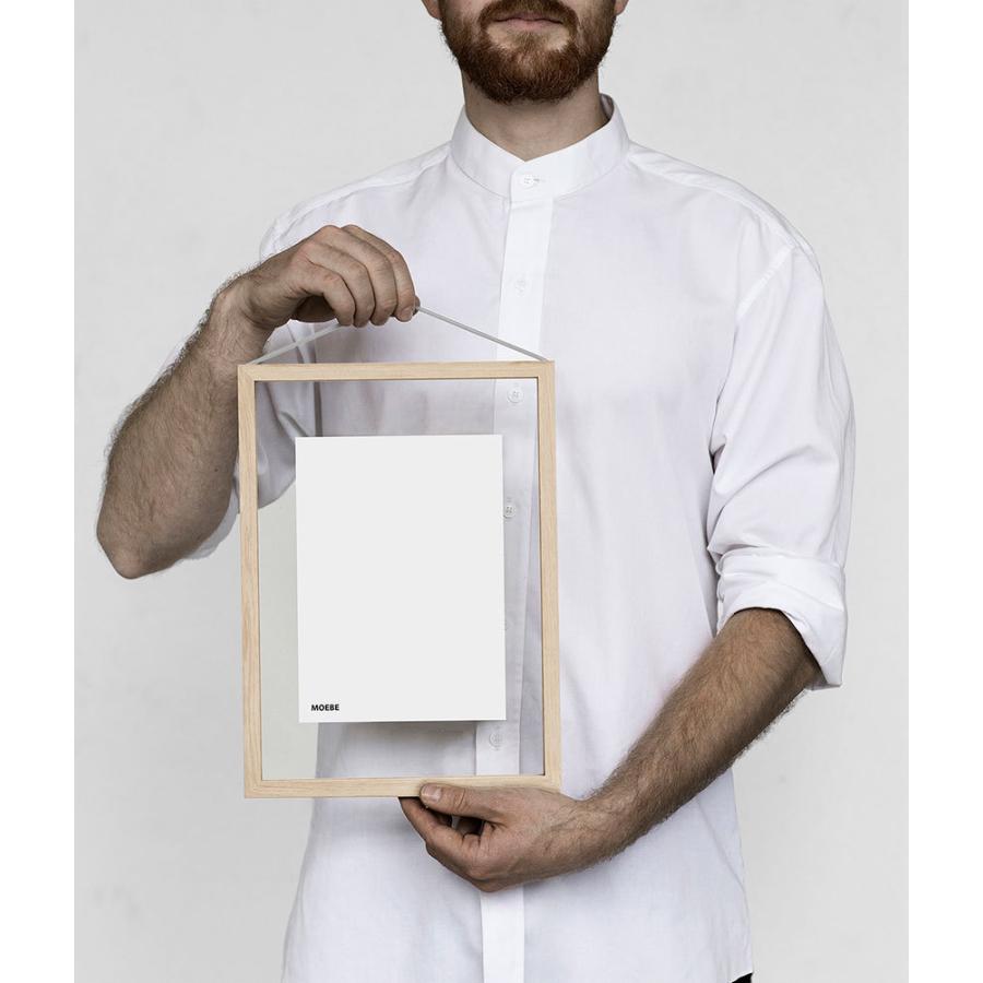 額縁 ポスターフレーム ムーベ  フレーム A4 アッシュ MOEBE FRAME  ASH FAUA4 壁掛け 写真 ポスター 北欧 おしゃれ | MOEBE