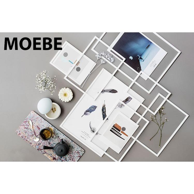 額縁 ポスターフレーム ムーベ  フレーム A4 MOEBE FRAME White ホワイト  FAWA4 壁掛け 写真 ポスター 北欧 おしゃれ | MOEBE | 03