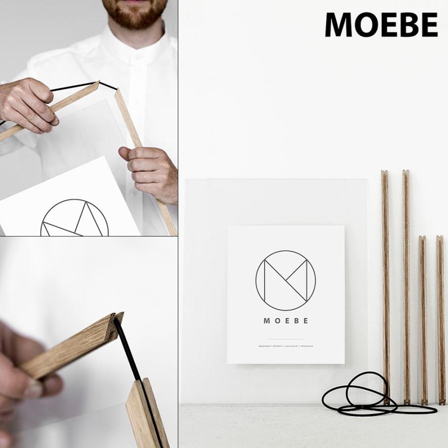 額縁 ポスターフレーム ムーベ  フレーム A2 MOEBE FRAME OAK オーク ナチュラル FOUA2 壁掛け 写真 ポスター 北欧 おしゃれ | MOEBE | 02
