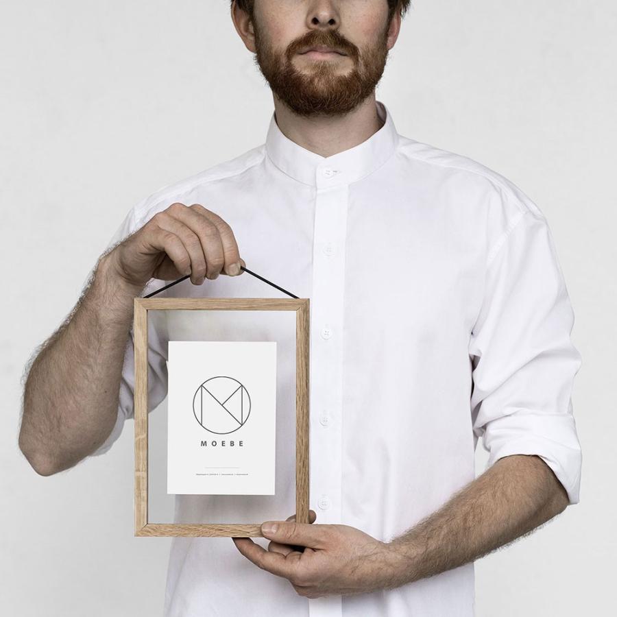 額縁 ポスターフレーム ムーベ  フレーム A5 MOEBE FRAME OAK オーク ナチュラル FOUA5 壁掛け 写真 ポスター 北欧 おしゃれ | MOEBE