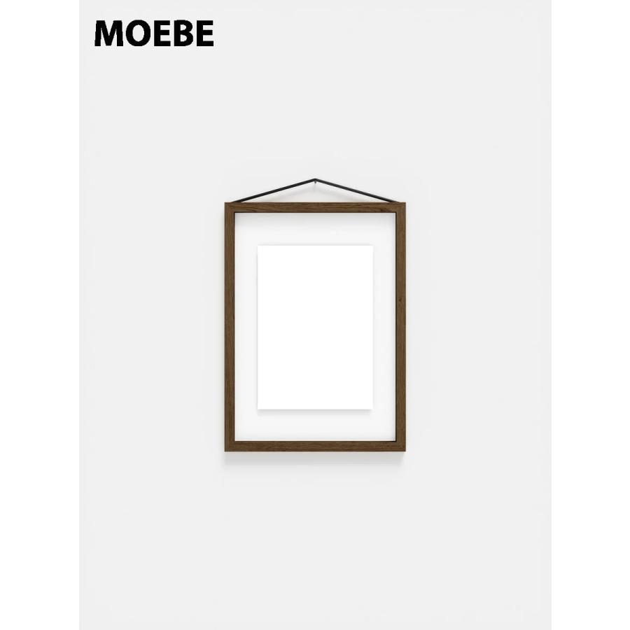額縁 ポスターフレーム ムーベ  フレーム A4 MOEBE FRAME スモークドオーク FSOUA4 壁掛け 写真 ポスター 北欧 おしゃれ | MOEBE
