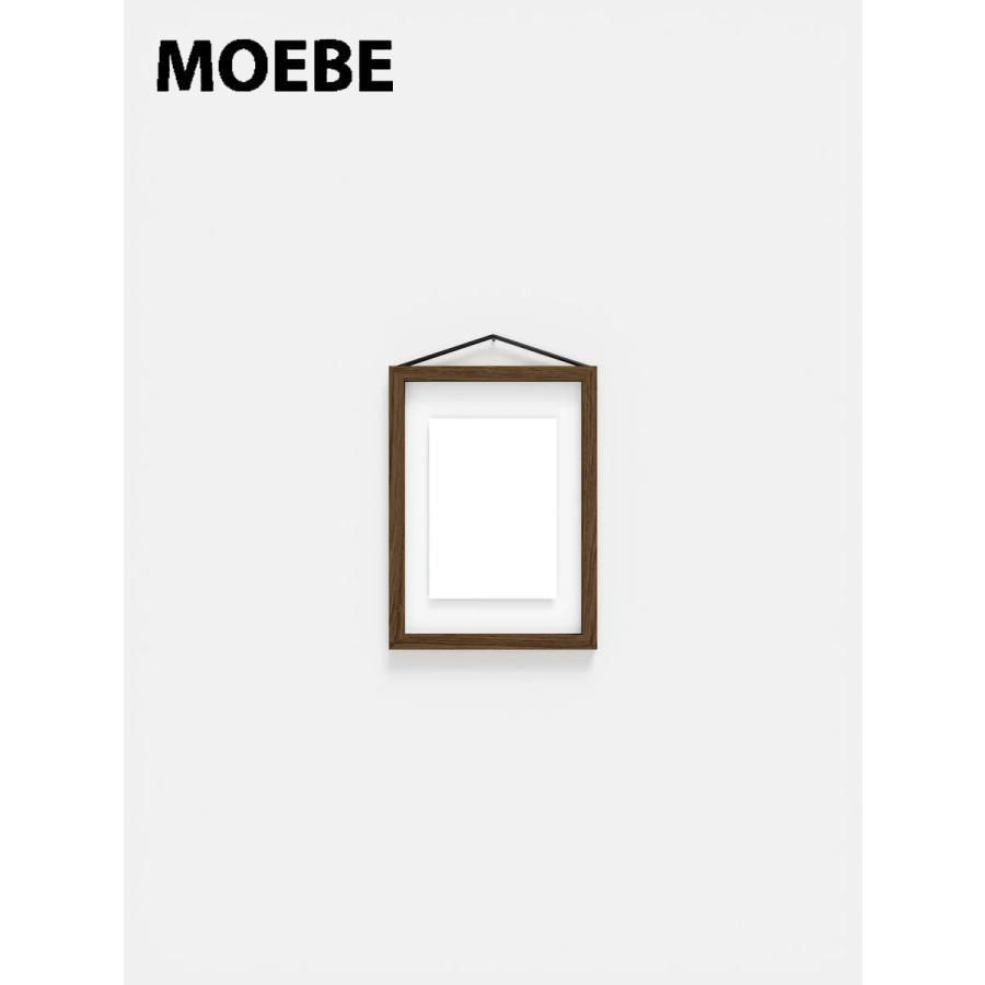 額縁 ポスターフレーム ムーベ  フレーム A5 MOEBE FRAME スモークドオーク FSOUA5 壁掛け 写真 ポスター 北欧 おしゃれ | MOEBE