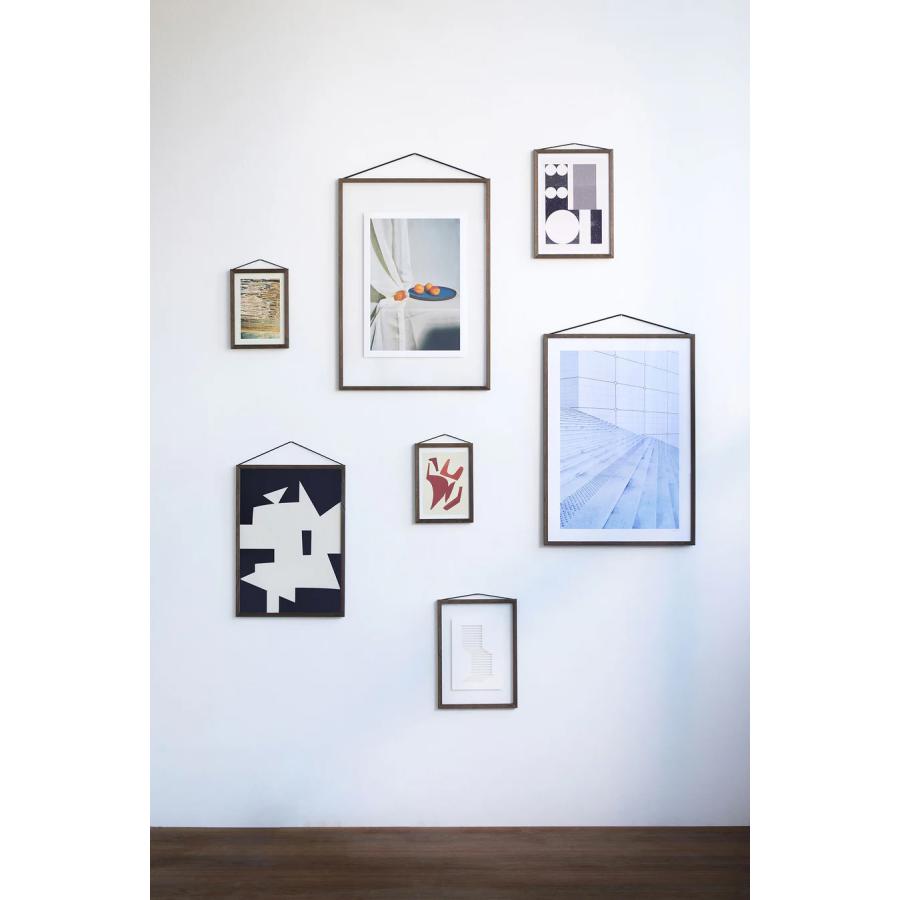 額縁 ポスターフレーム ムーベ  フレーム A5 MOEBE FRAME スモークドオーク FSOUA5 壁掛け 写真 ポスター 北欧 おしゃれ | MOEBE | 04